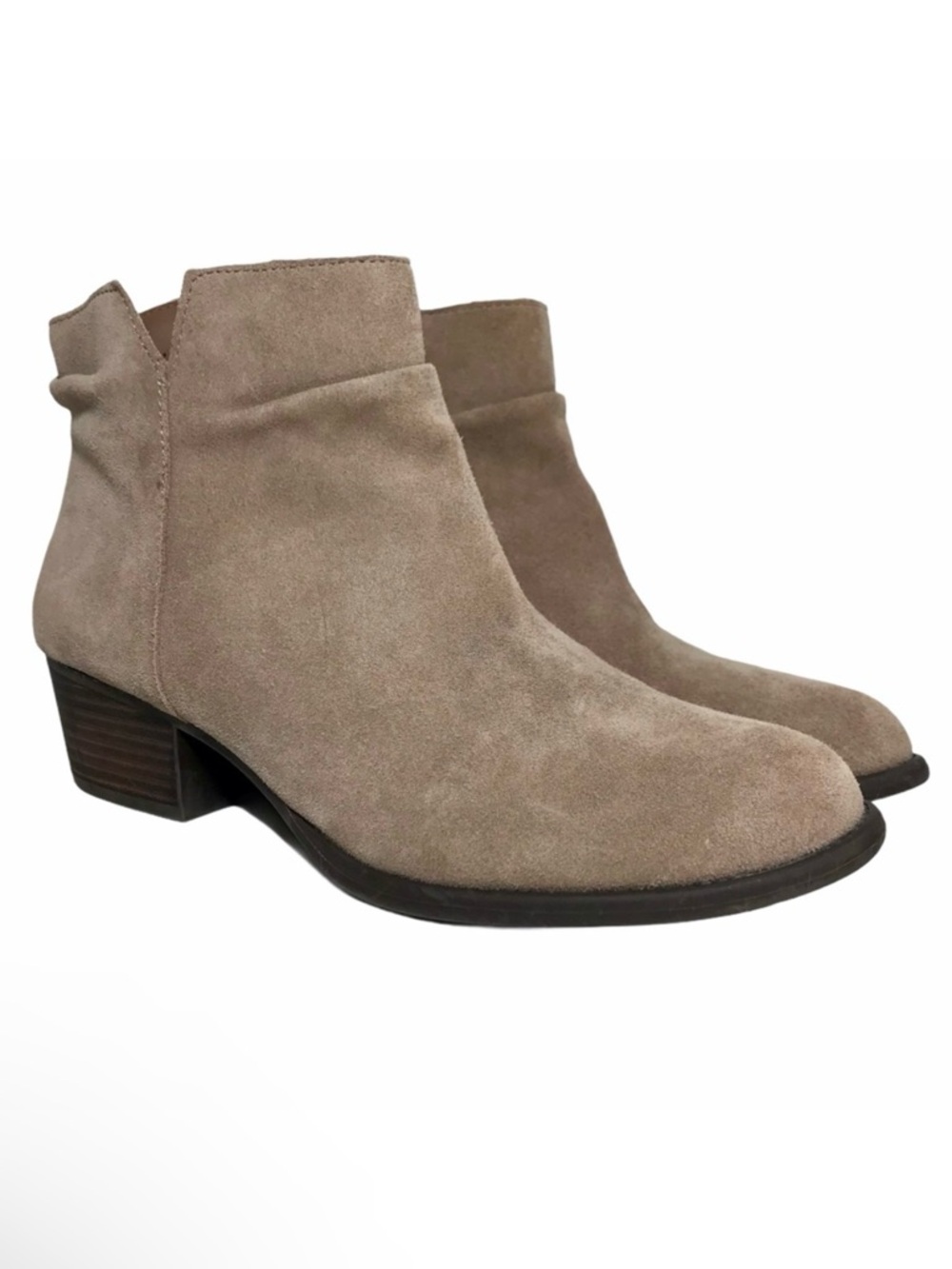 JESSICA SIMPSON DALISA Tan Suede Ankle Boots / Booties